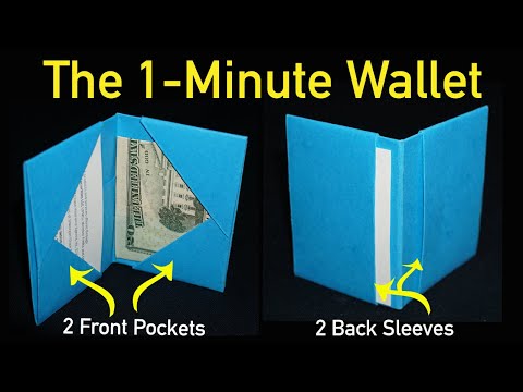 How to Make a Slim Paper Wallet at Home - Green Banana Paper