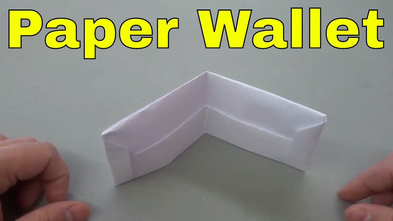 How to Fold an Easy Origami Wallet