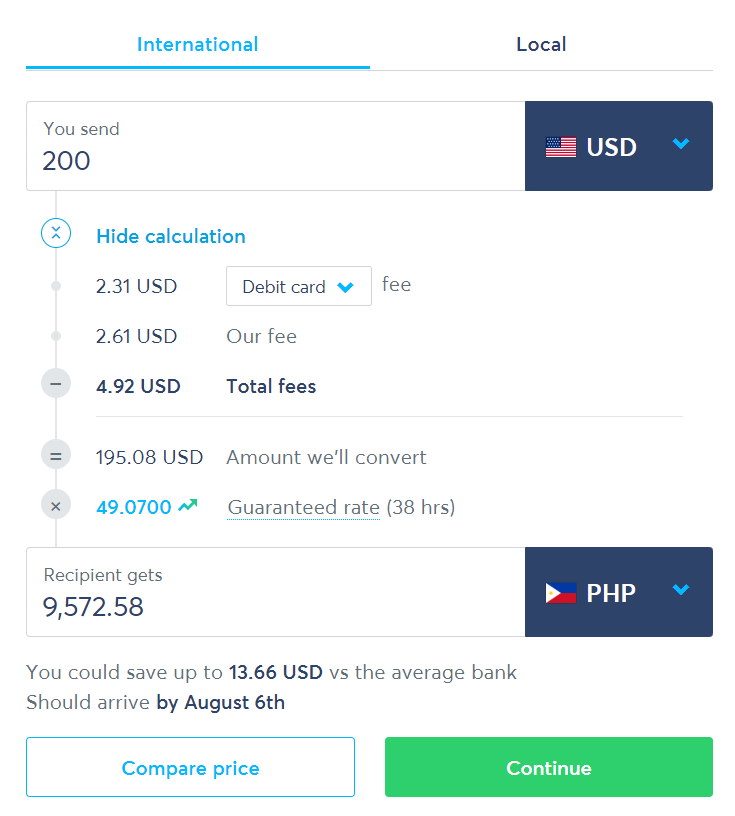 Cheapest Ways to Send Money from Philippines to the USA