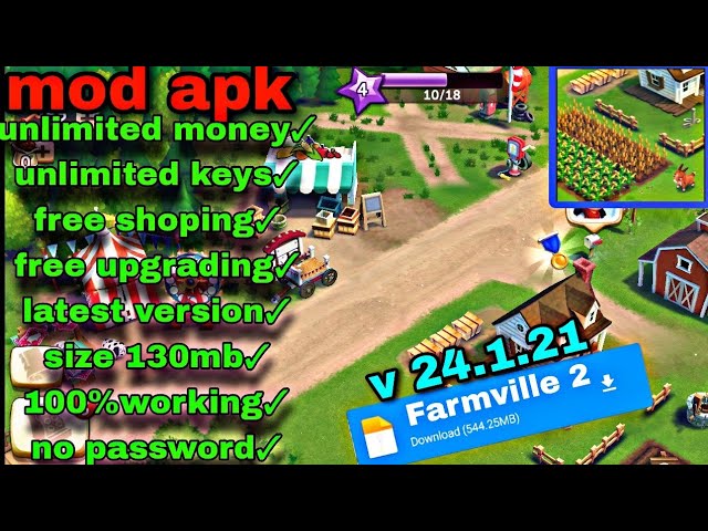 FarmVille 2: Country Escape MOD APK (Menu, Unlimited & Unlocked All) 