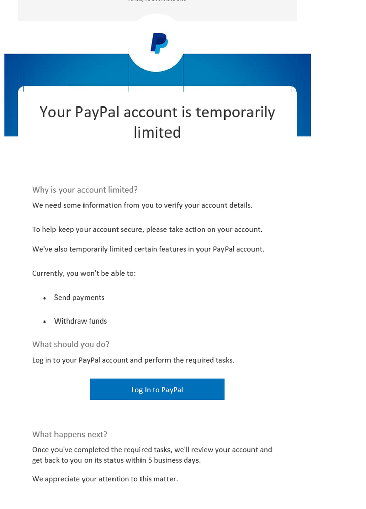 Solved: Release payment on hold - PayPal Community