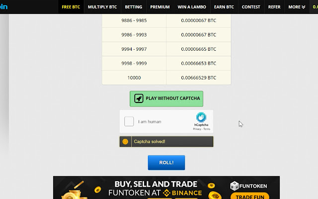 helpbitcoin.fun Multiply BTC Roll Counter | Track and Analyze Roll Statistics