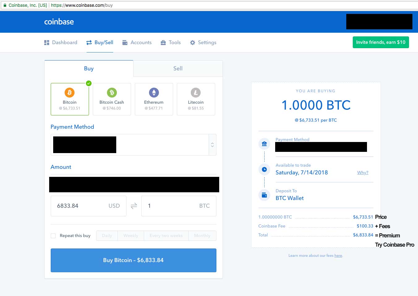 How to Buy Bitcoin on Coinbase - Bitcoin Market Journal