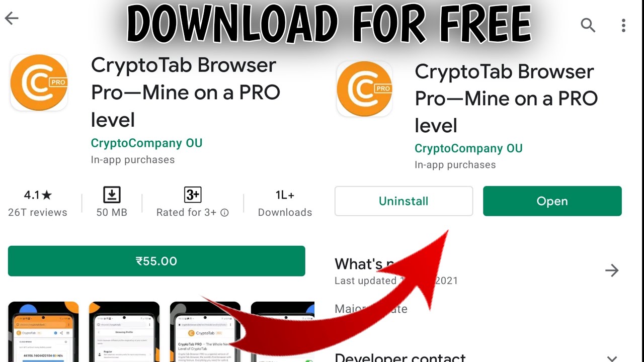 Download CryptoTab Browser Pro Level (MOD) APK for Android