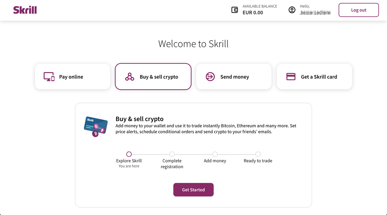 How do I withdraw money to a crypto wallet? | Skrill