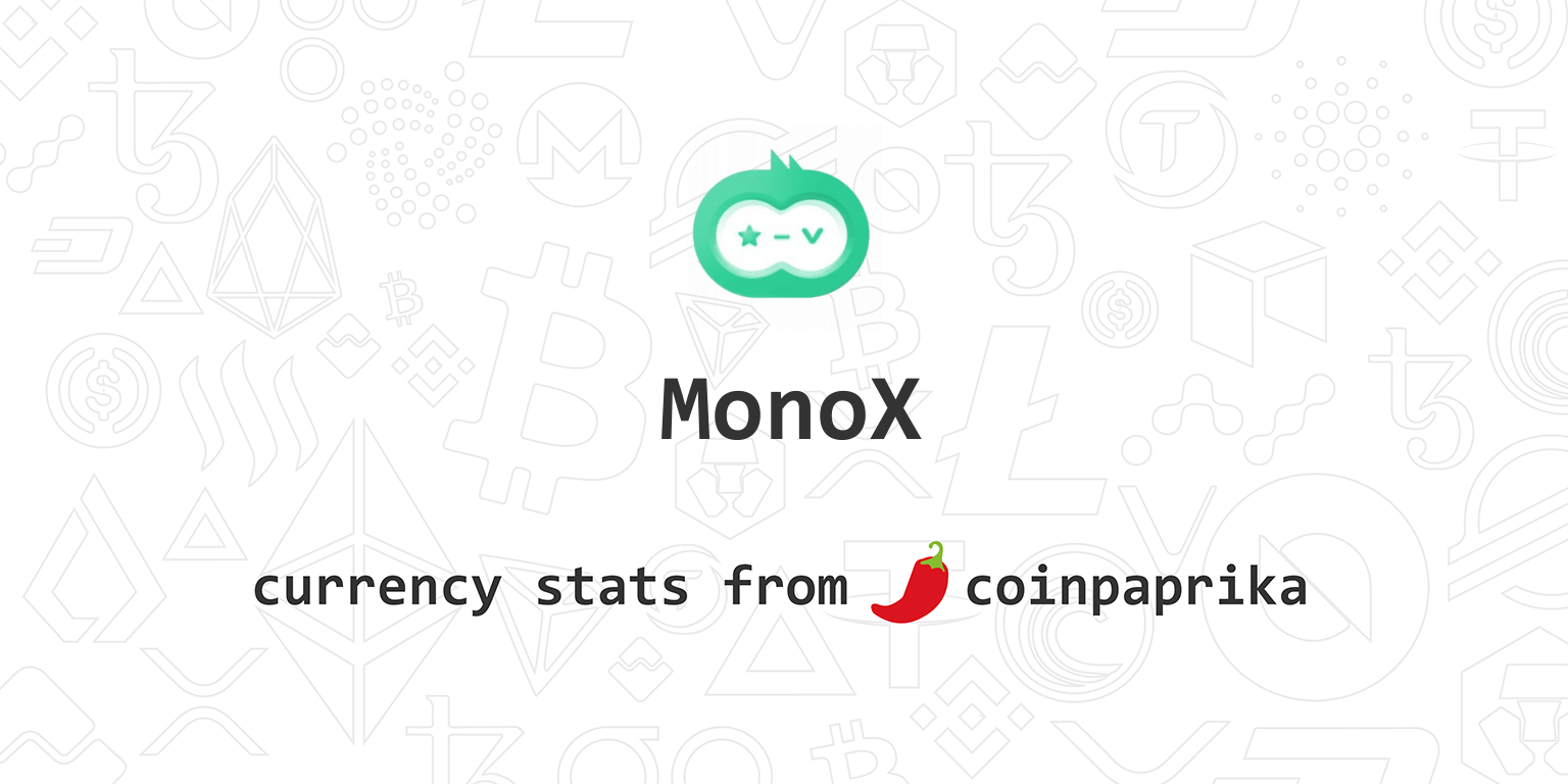 MonoX Protocol trade volume and market listings | CoinMarketCap