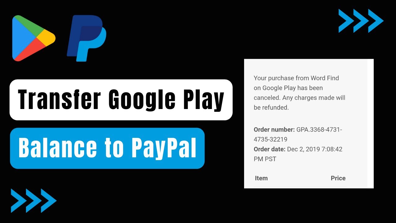 Transfer Google play gift card to Paypal or Google pay - Google Play Community