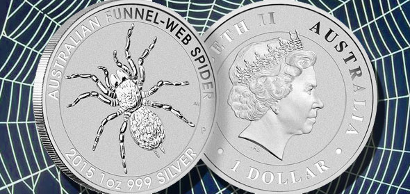 1oz Funnel Web Spider Silver Coin | Perth Mint - Pacific Precious Metals