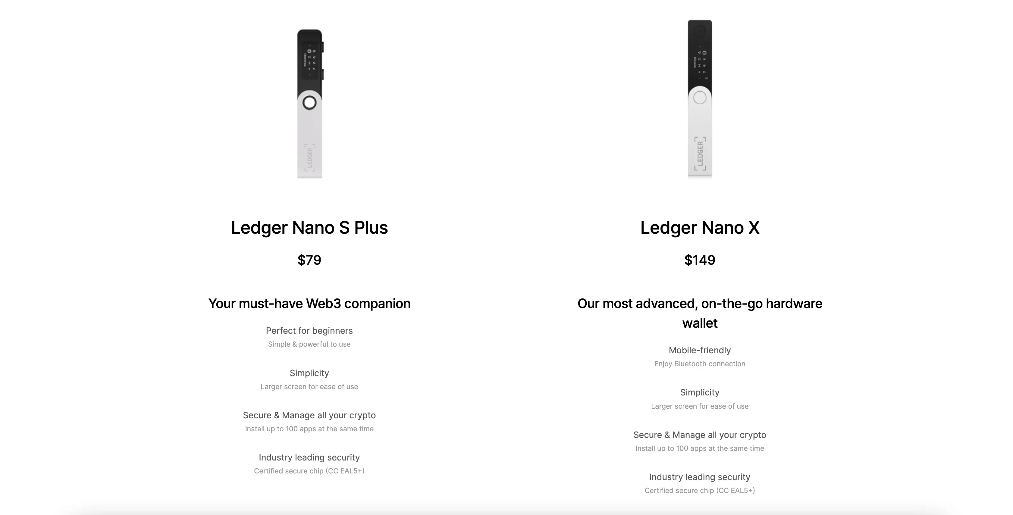 Hardware Wallet & Crypto Wallet - Security for Crypto | Ledger