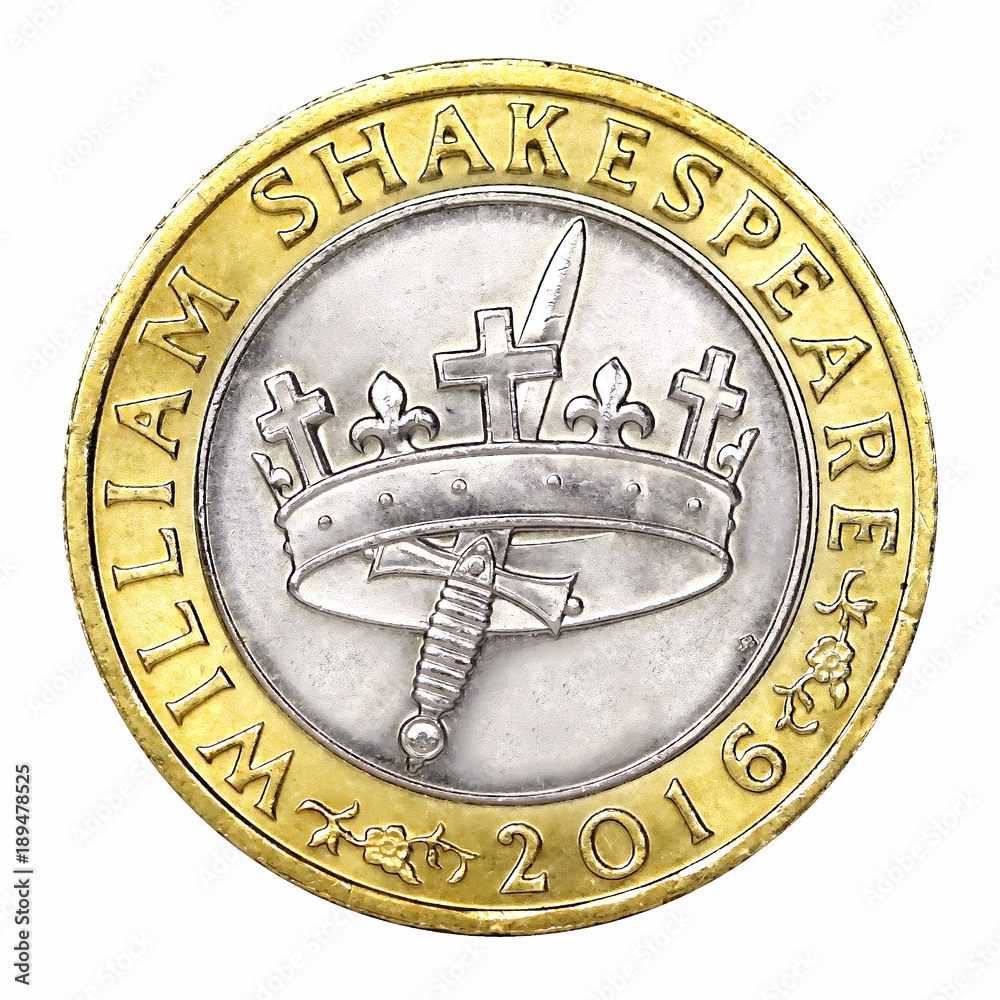 William Shakespeare 2 Coin Crown FOR SALE! - PicClick UK