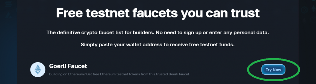 Ethereum Faucet | HB Wallet