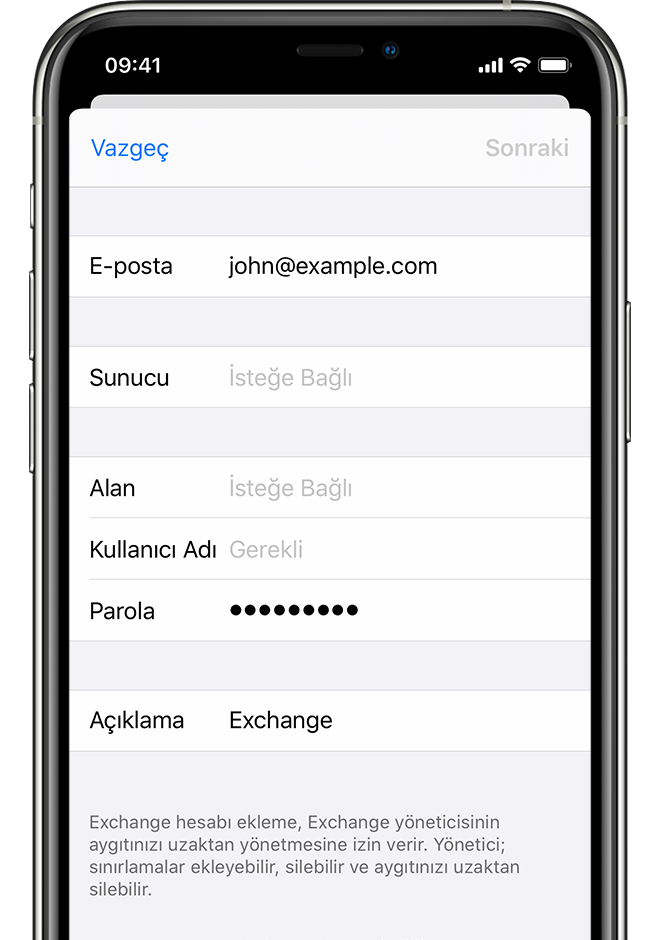 Outlook app on iPhone & iPad: Set up email | Business Email - GoDaddy Yardım TR