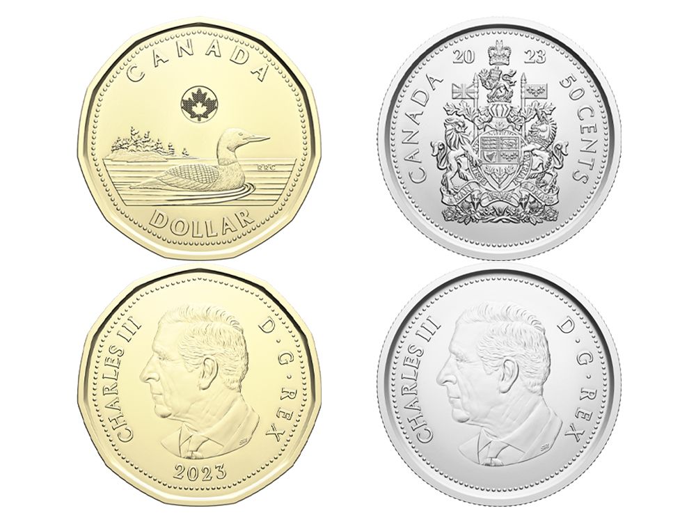 Canadian Mint unveils new coins featuring portrait of King Charles | National Post