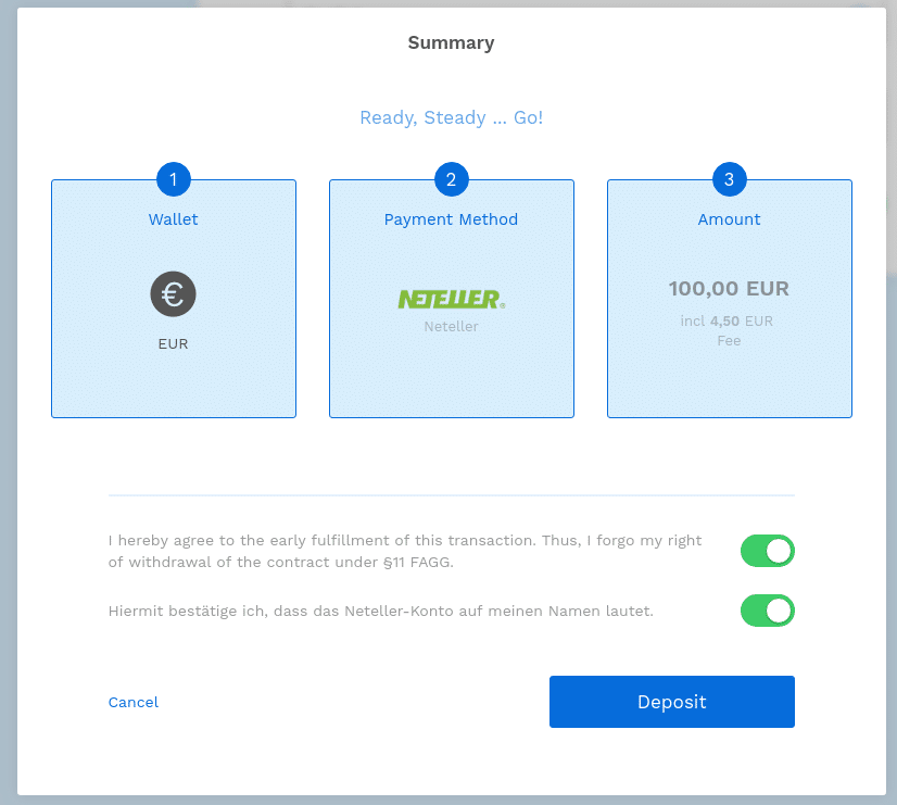 How can I send money to e-mail (NETELLER Money Transfer)?