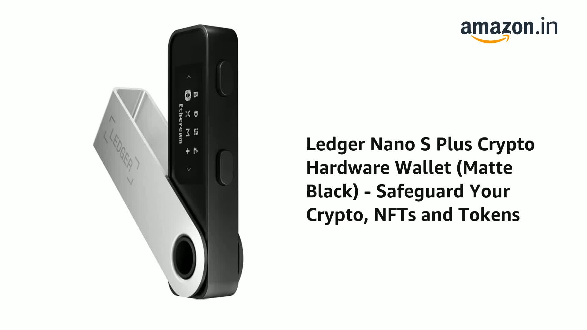 Amazon Live - Best Hardware Wallet for Crypto - Ledger Nano S Plus Review