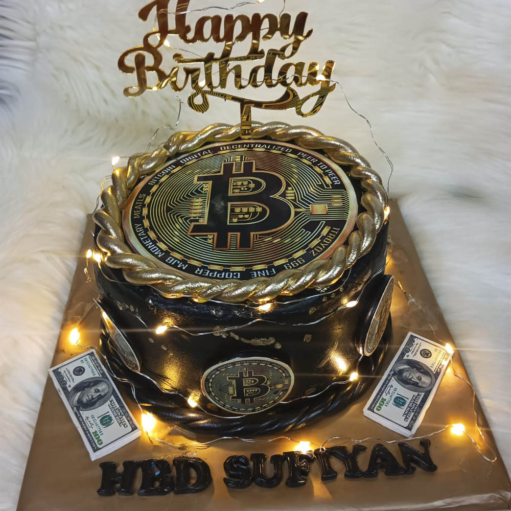 Bitcoin Picture Cake