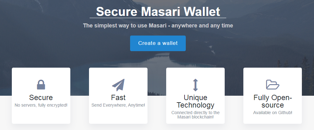 Masari Web Wallet