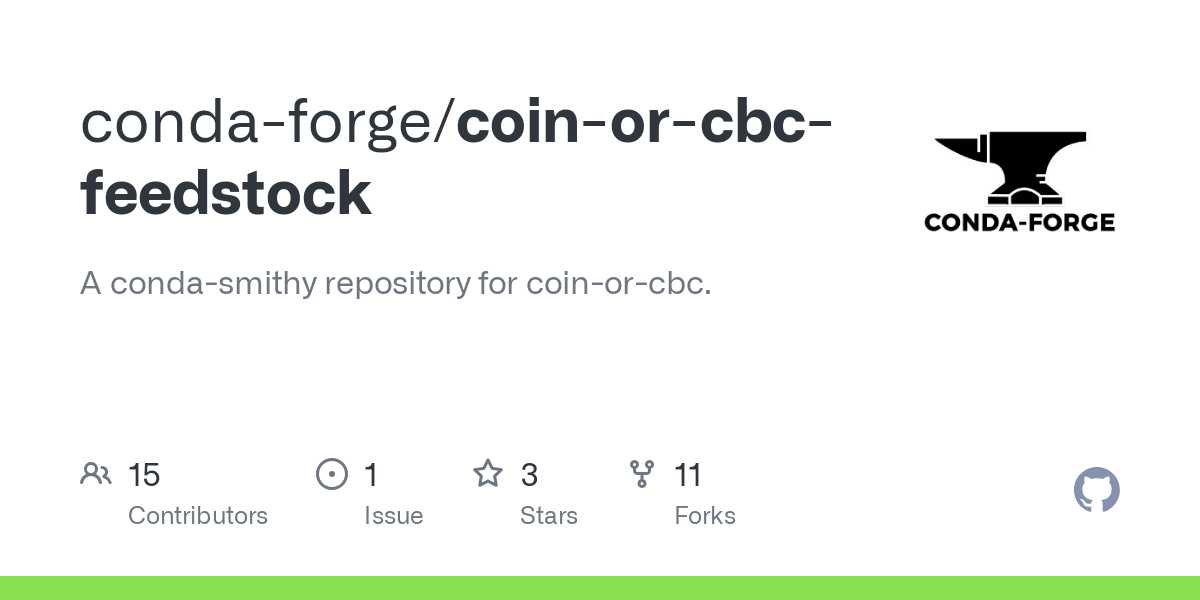 cbc: COIN-OR branch and cut solver for mixed-integer programs - Packages and Features