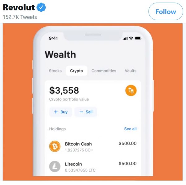 Cryptocurrency | Revolut Ireland