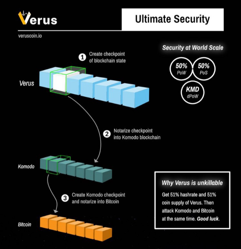 Verus Coin (VRSC) - a coin based on the VerusHash algorithm, mined on the CPU