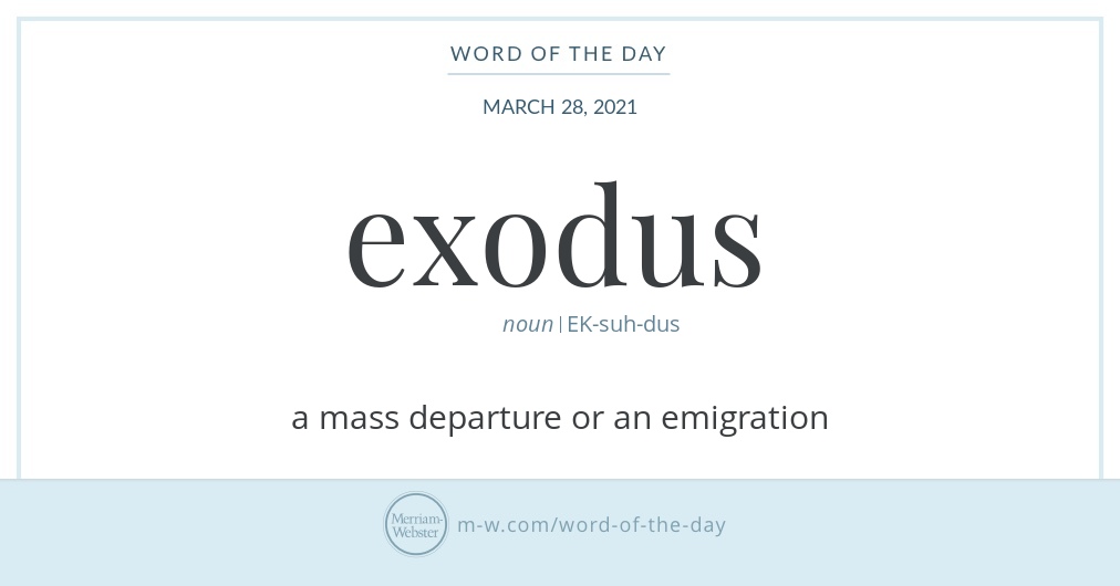 exodus - Translation from English into Polish | PONS