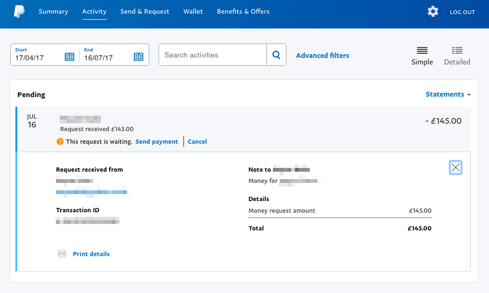 How to Send Money through Paypal Goods and Services