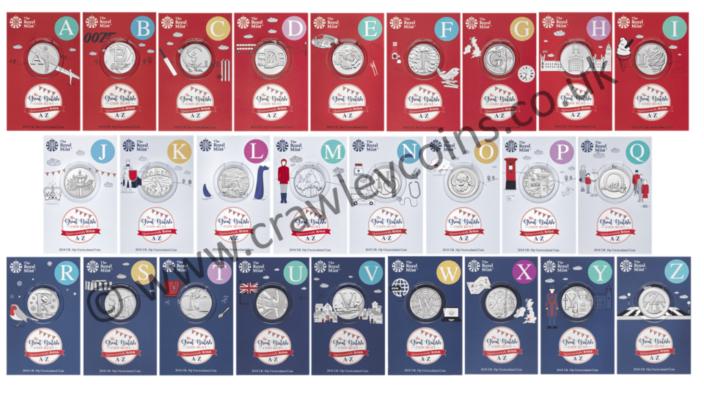 The new limited edition A to Z 10p coins could make you a fortune - Cambridgeshire Live