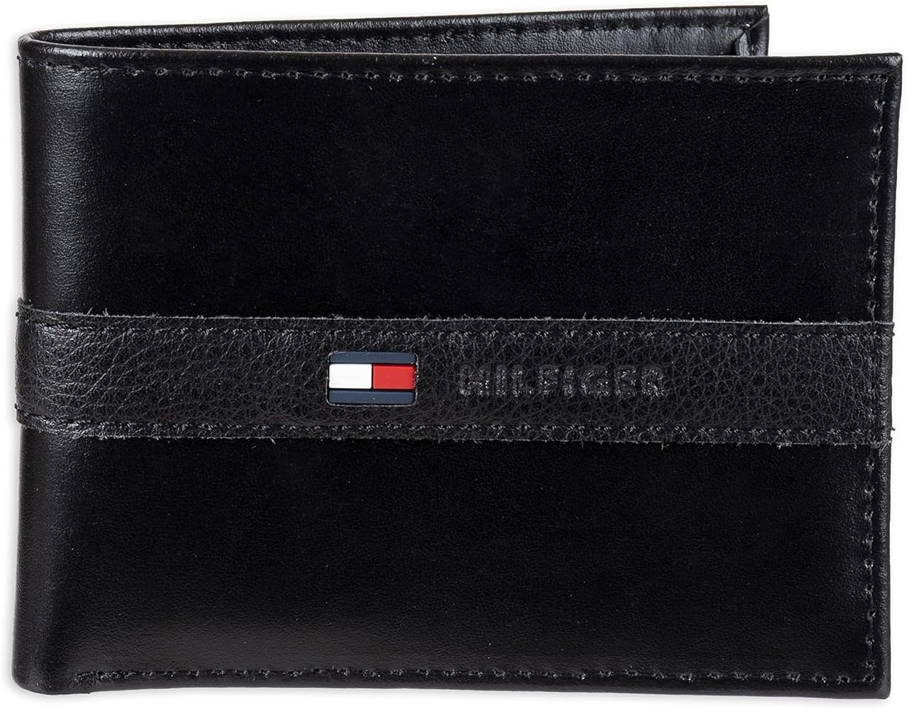 Tommy Hilfiger Mens Genuine Leather Passcase Wallet at Amazon Men’s Clothing store