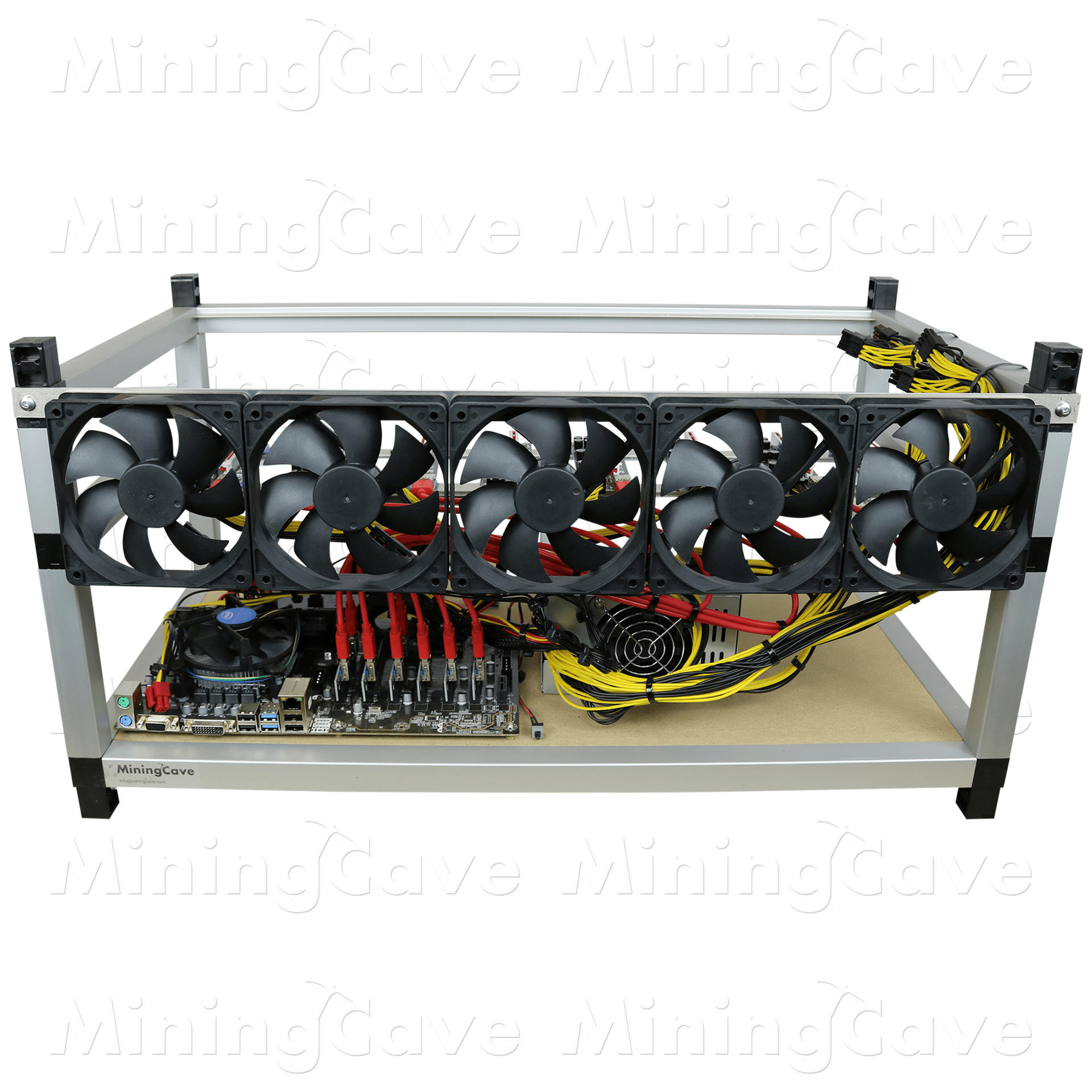 MiningCave Inc. - Cryptocurrency Mining - 8 GPU RIG - Bitcoin - Litecoin - Ethereum