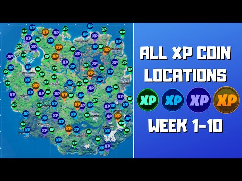 All Fortnite Season 4 Week 2 XP Coin Locations