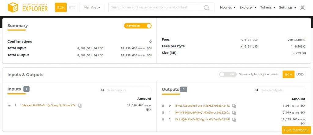 Blockchain Explorer By Bitquery