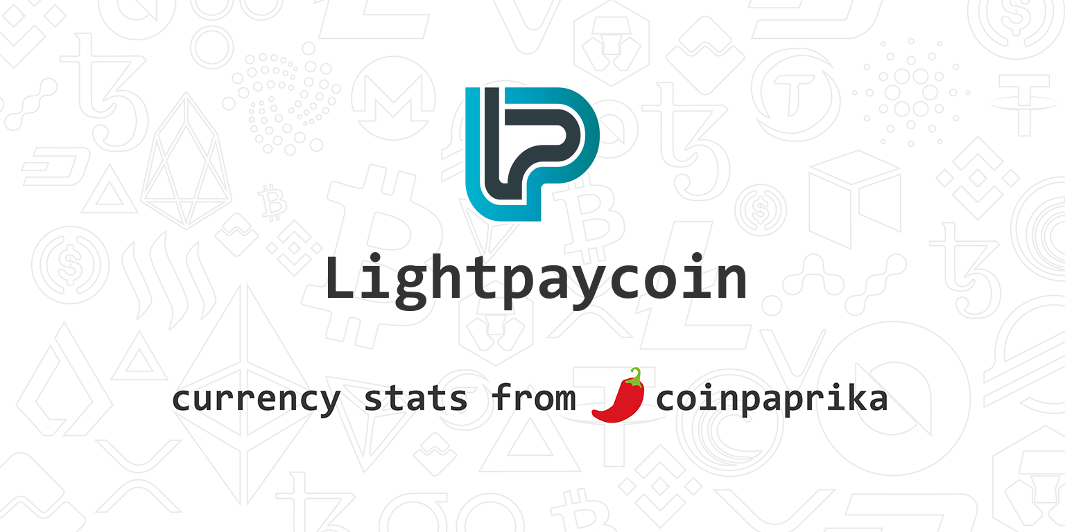 Lightpaycoin - Live Lightpaycoin price and market cap