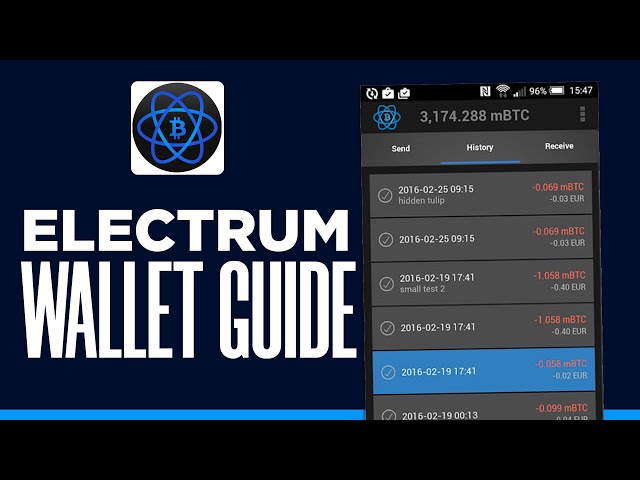 Find lost Bitcoin transactions in Electrum