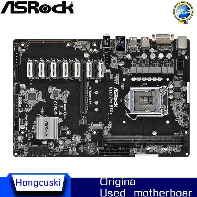 ASRockMine With ASRock H Pro BTC+ Supports up to 13 GPU Mining