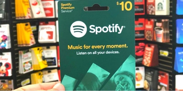 Gift cards - Spotify