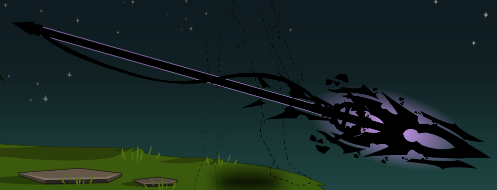 AQW - Evolved Shadow Spear of Nulgath - Spanirix