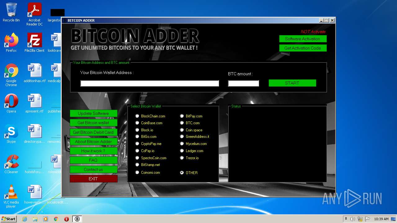 Bitcoin wallet adder and activation code - Darkmarket apps