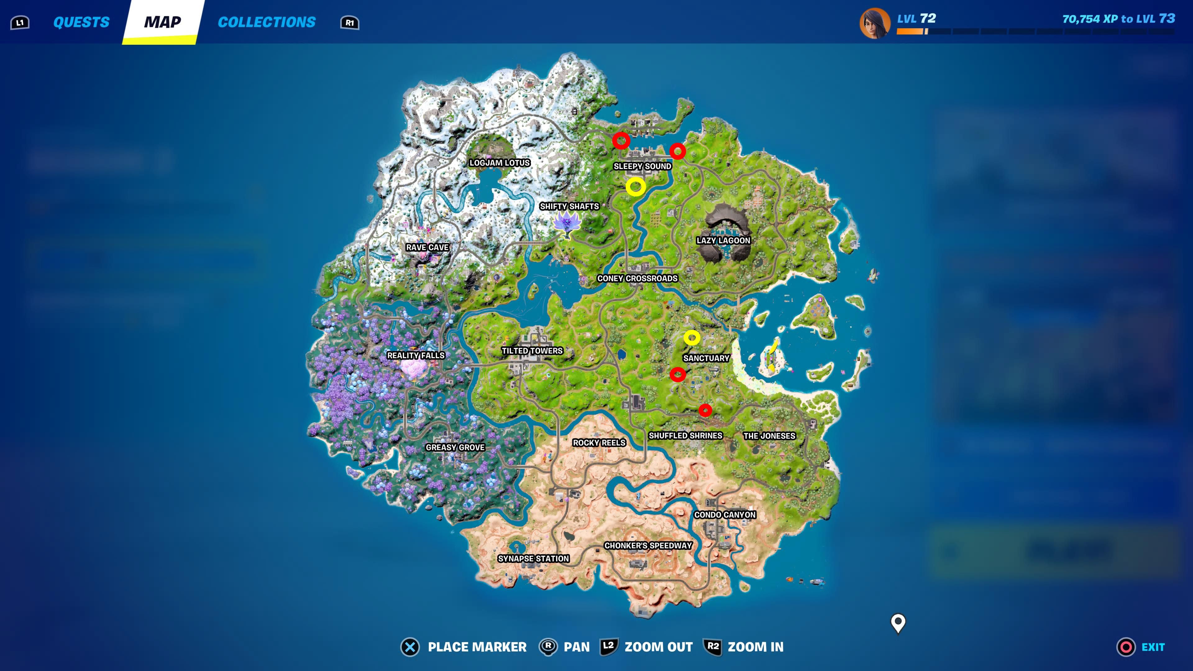 All Fortnite Season 4 Week 5 XP Coin Locations