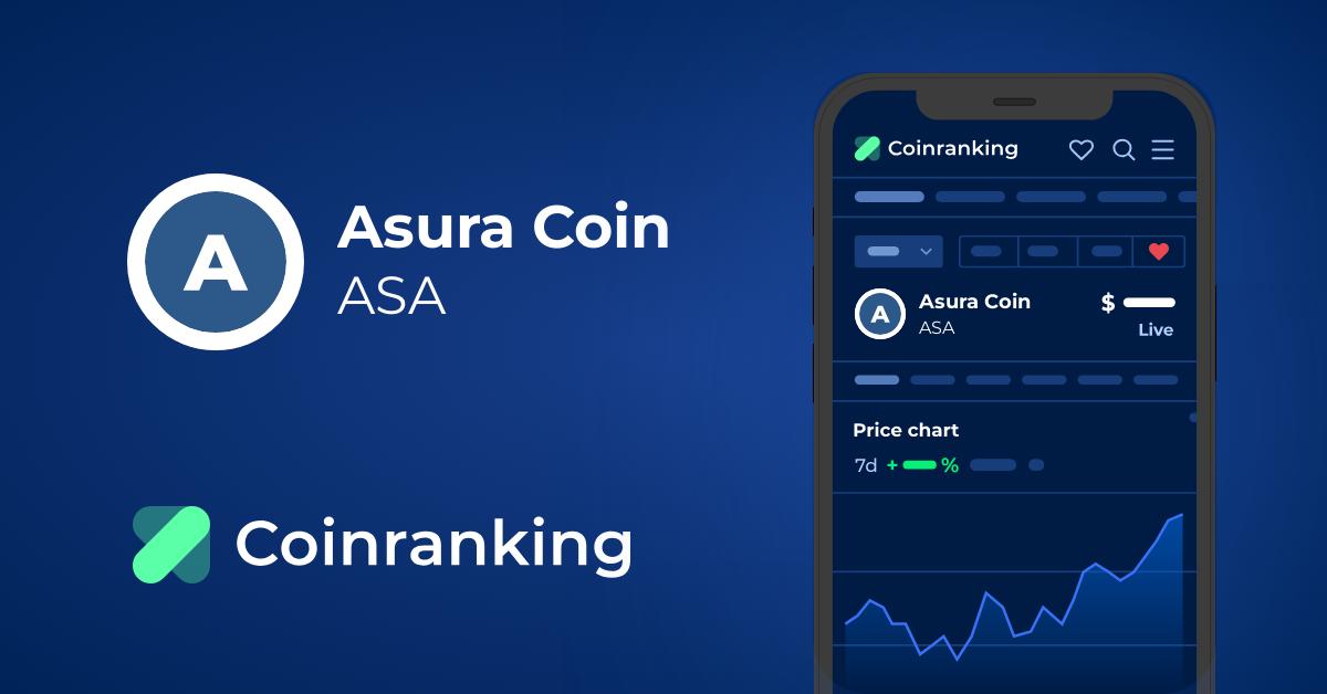 Asura (ASA) live coin price, charts, markets & liquidity