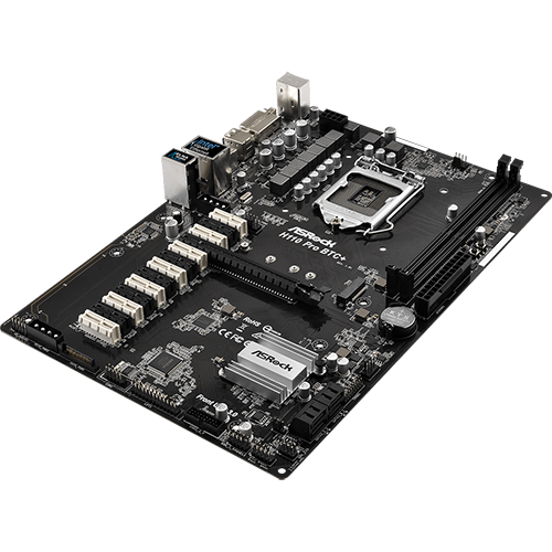 ASRock H Pro BTC+ 13GPU Support Motherboard - Aliteq