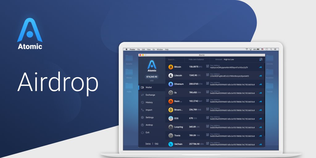Atomic Wallet Airdrop - Freecoins24 Fresh Bounties & Airdrops