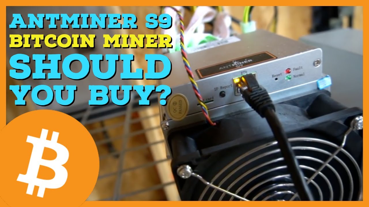 Antminer S9 13TH/s Bitcoin Miner