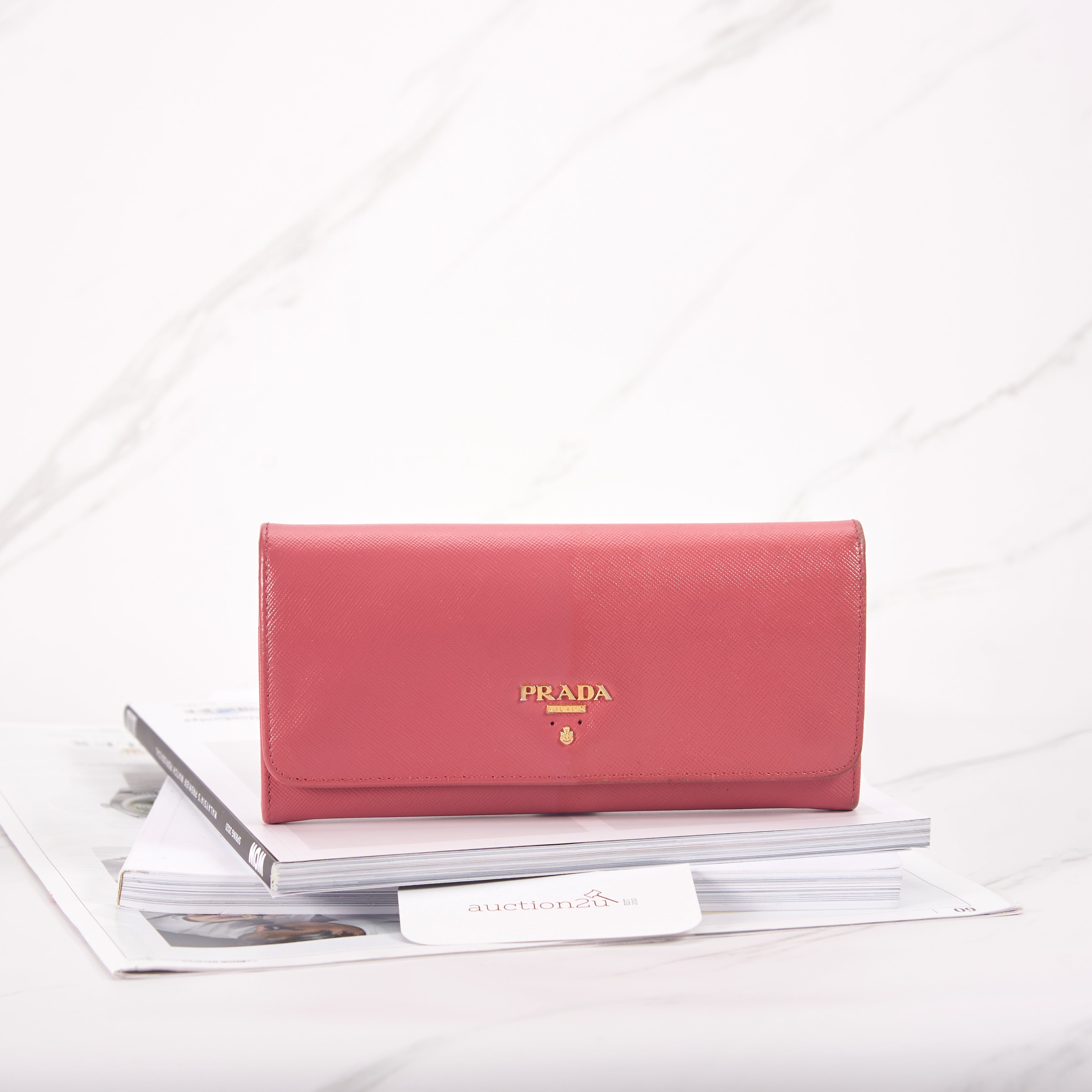 [Pre-owned] Prada Saffiano Long Wallet – Auction2u Malaysia