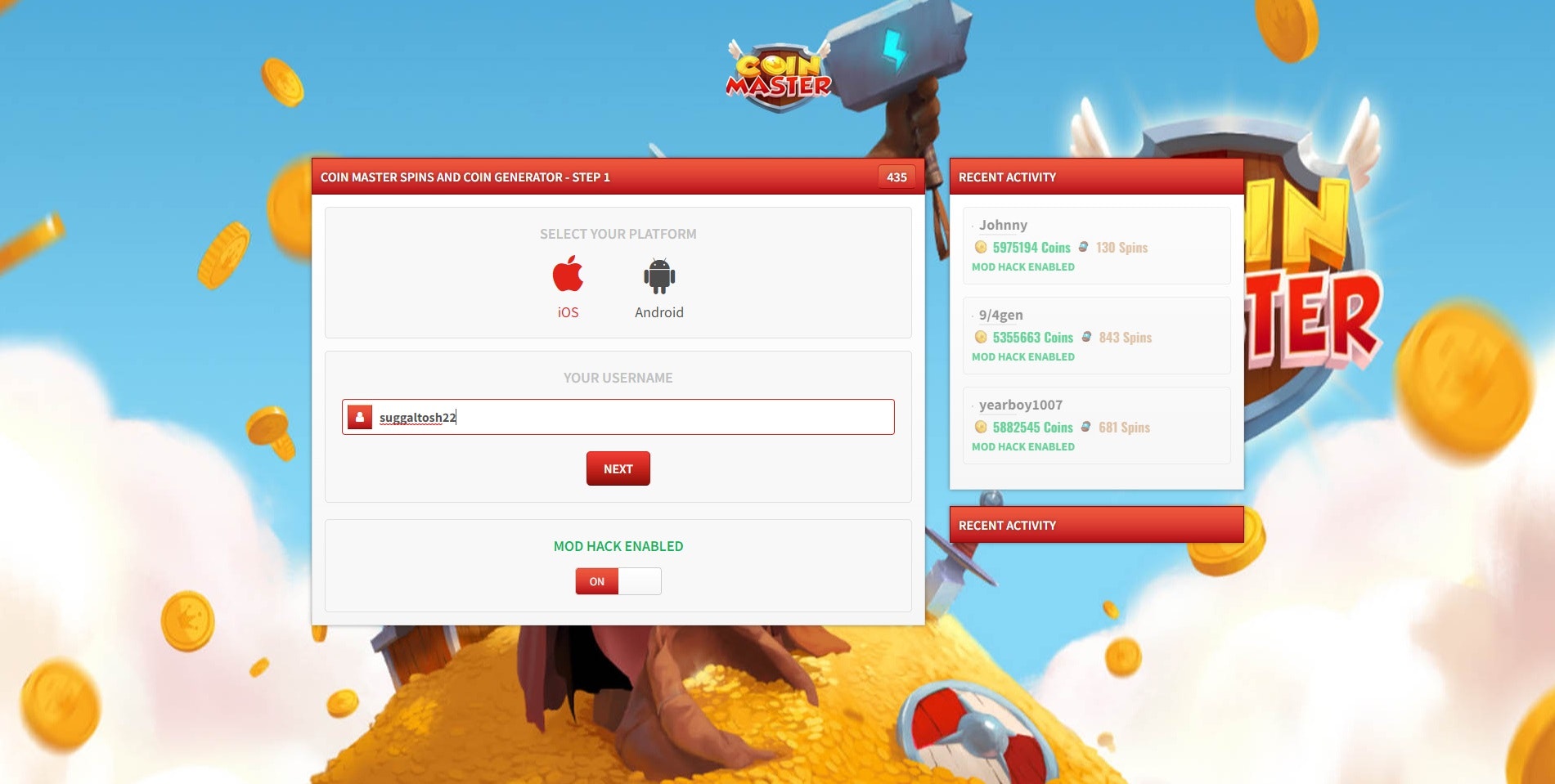 How to get unlimited spins on coin master | C# Online Compiler | .NET Fiddle