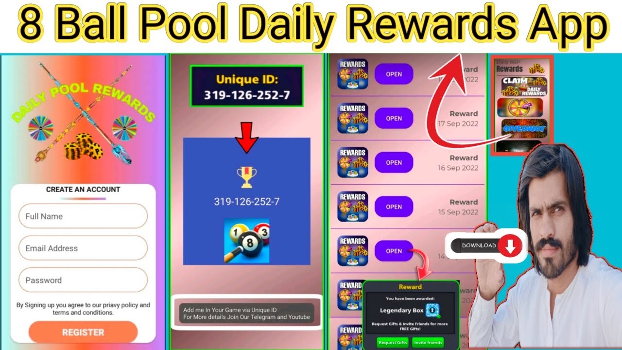 8 Ball Pool Free Rewards cashs and coins for Android - Download the APK from Uptodown