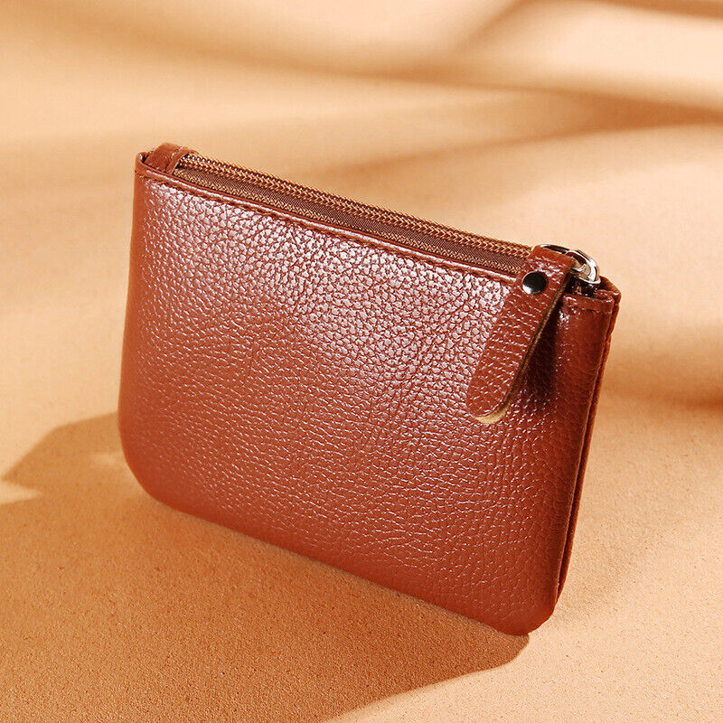 Leather Zip Pouches & Coin Purses with Zipper - Oberon Design