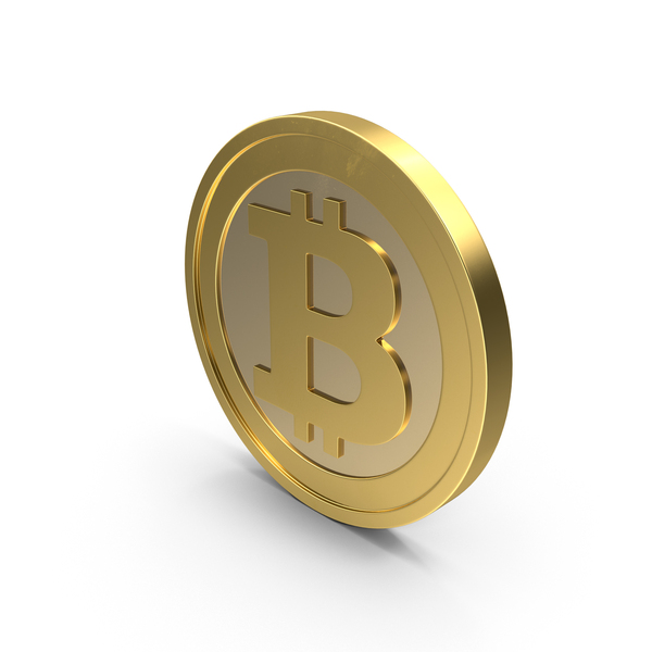 3D side view bitcoin PNG, SVG