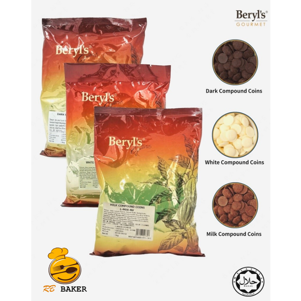 BERYL'S DARK COINS COUVERTURE 75% (C) – Kitchen Convenience: Ingredients & Supplies Delivery