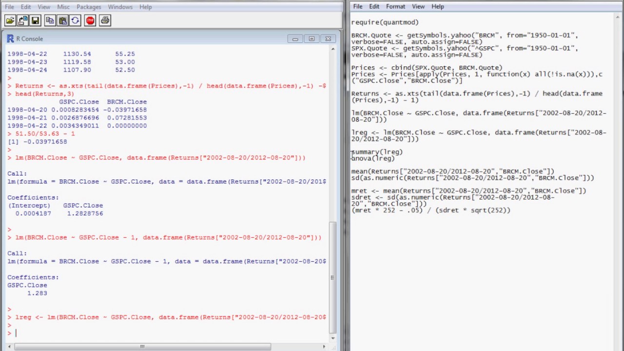 Reproducible Finance with R: The Sharpe Ratio · R Views