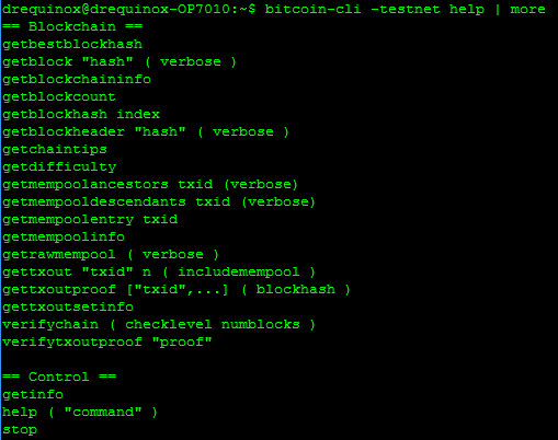 bitcoin-cli man | Linux Command Library